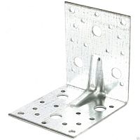 Уголок перфорированный усиленный 90х90х65х2,0мм Сибртех 46412 оцинк. картинка